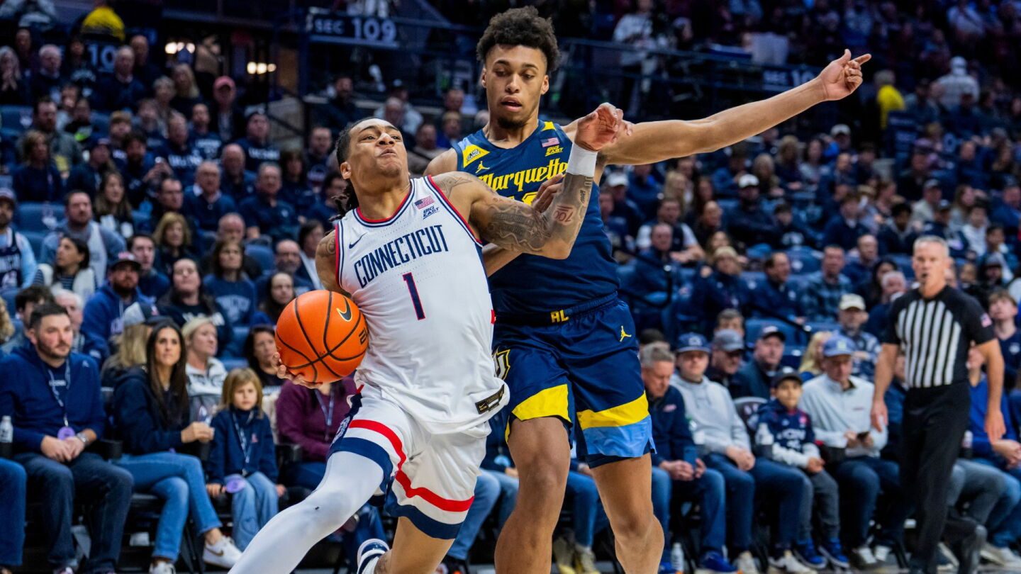 Ball, No. 4 UConn push winning streak to 10 games with 73-57 win over visiting Marquette
