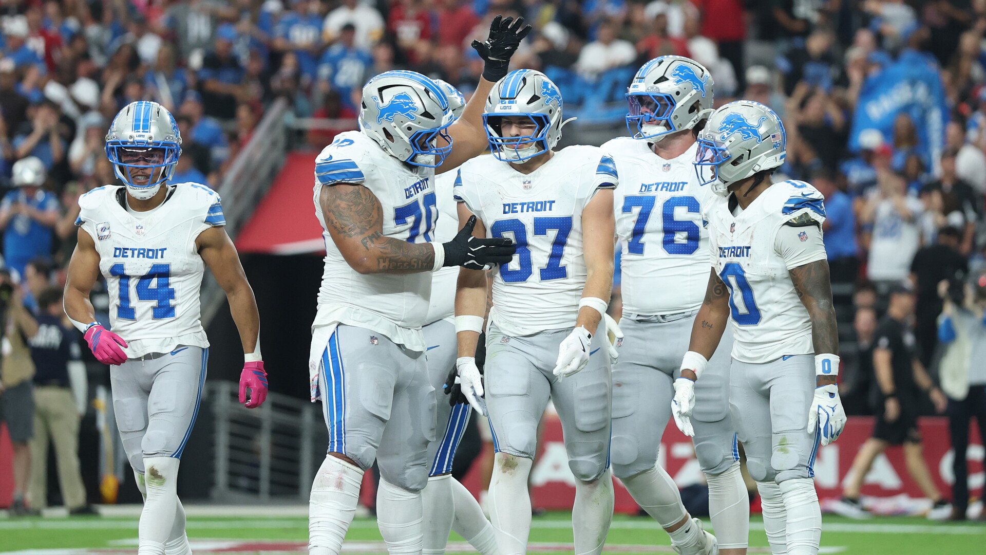 Lions roll to 45-21 victory over Cardinals