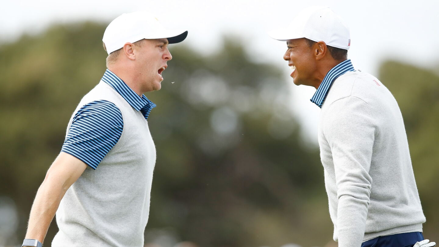 JT to Tiger: I kept your record clean at Prez Cup - NBC Sports