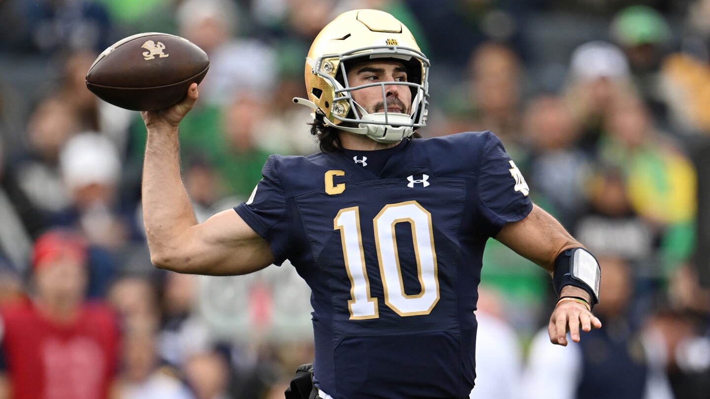 Every attempt from Sam Hartman's Week 9 game vs. Pittsburgh in South Bend NBC Sports