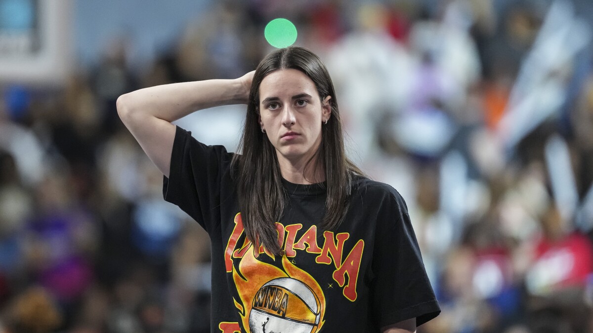 Caitlin Clark says she was fined $200 for social media post about referees - NBC Sports