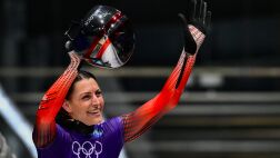 Image for At 36, Janine Flock reaches Olympic peak with first skeleton gold 